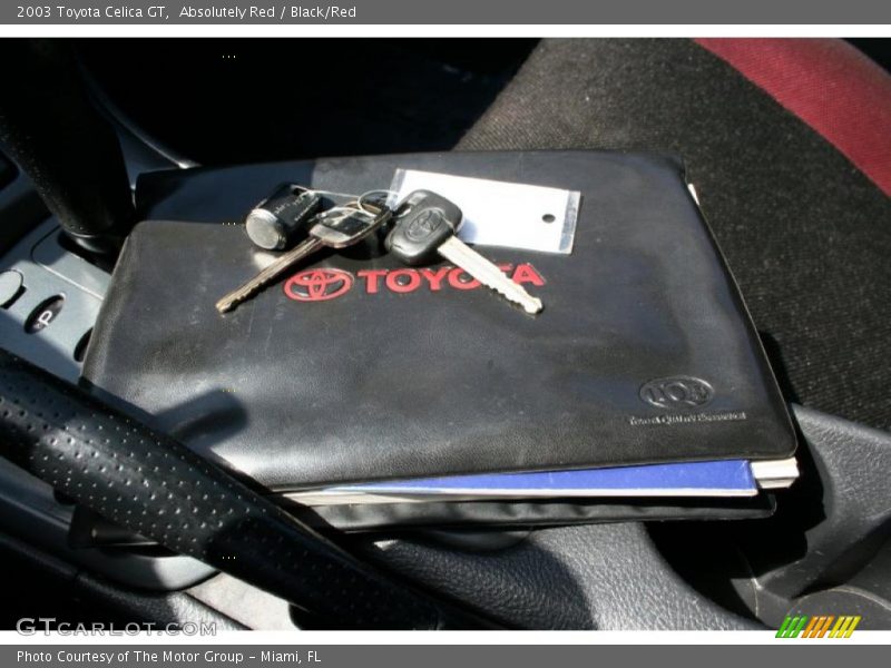 Absolutely Red / Black/Red 2003 Toyota Celica GT