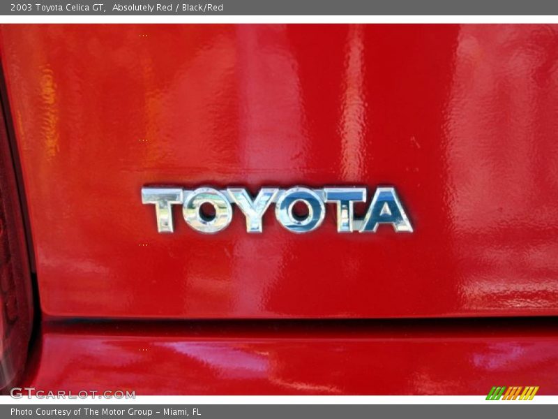 Absolutely Red / Black/Red 2003 Toyota Celica GT