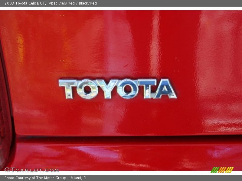Absolutely Red / Black/Red 2003 Toyota Celica GT