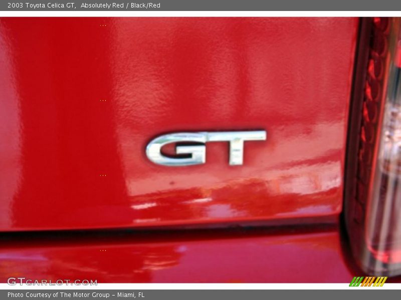 Absolutely Red / Black/Red 2003 Toyota Celica GT