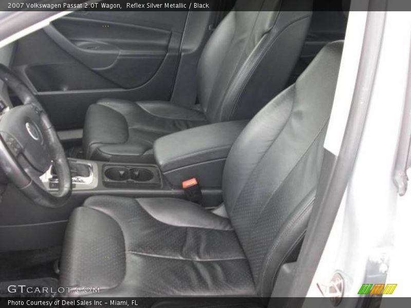 Reflex Silver Metallic / Black 2007 Volkswagen Passat 2.0T Wagon