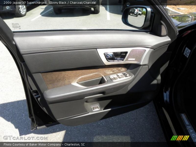 Ebony Black / Charcoal/Charcoal 2009 Jaguar XF Supercharged