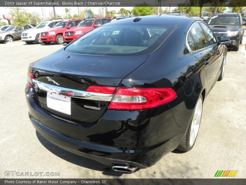 Ebony Black / Charcoal/Charcoal 2009 Jaguar XF Supercharged