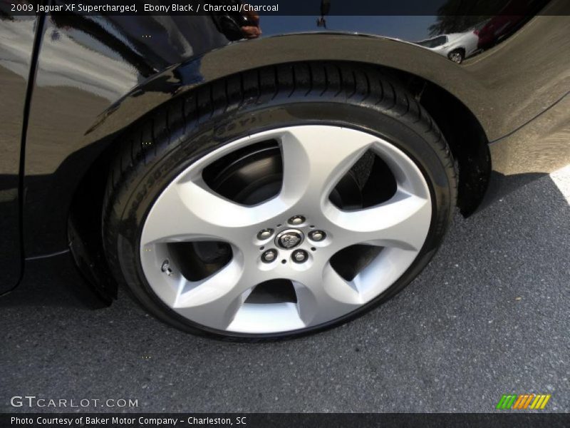 Ebony Black / Charcoal/Charcoal 2009 Jaguar XF Supercharged
