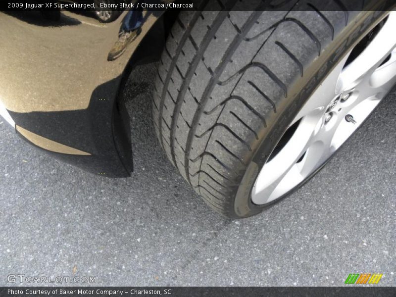 Ebony Black / Charcoal/Charcoal 2009 Jaguar XF Supercharged