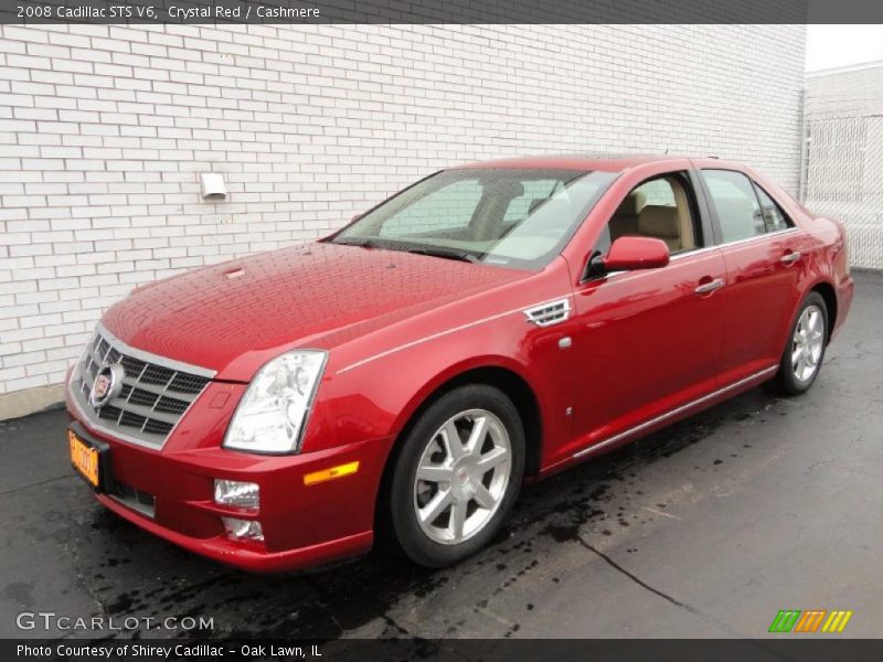 Crystal Red / Cashmere 2008 Cadillac STS V6