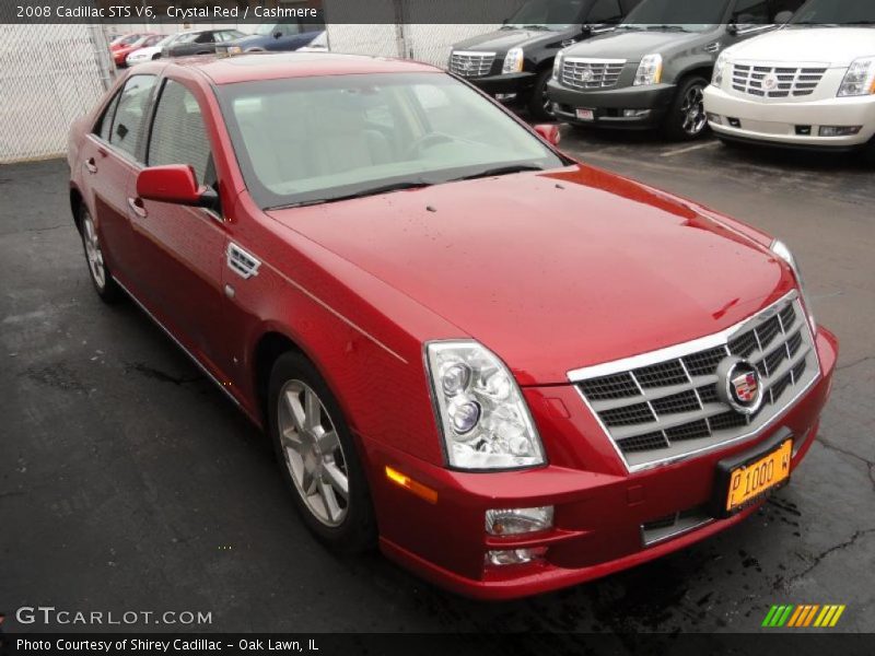 Crystal Red / Cashmere 2008 Cadillac STS V6