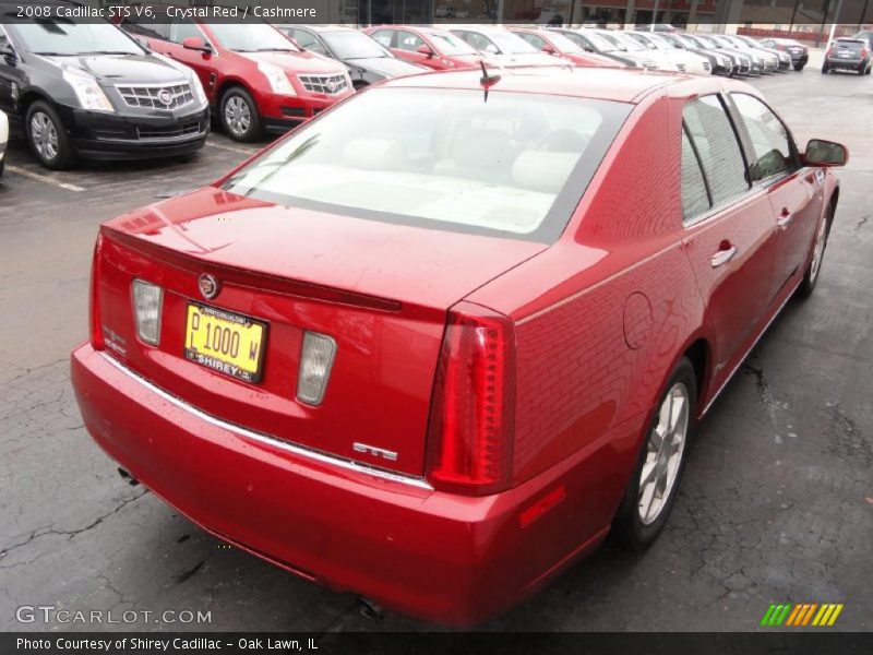 Crystal Red / Cashmere 2008 Cadillac STS V6