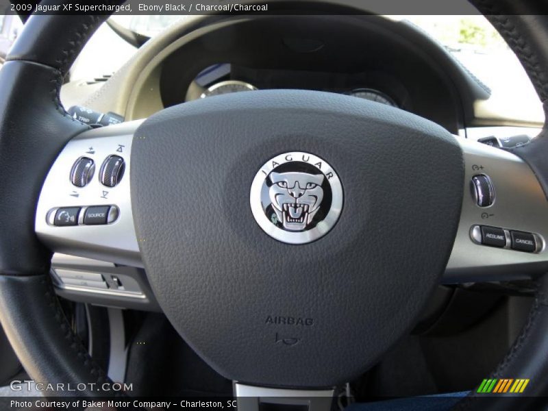 Ebony Black / Charcoal/Charcoal 2009 Jaguar XF Supercharged