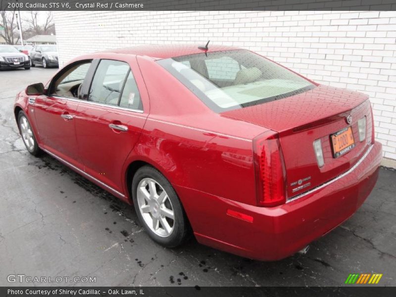 Crystal Red / Cashmere 2008 Cadillac STS V6