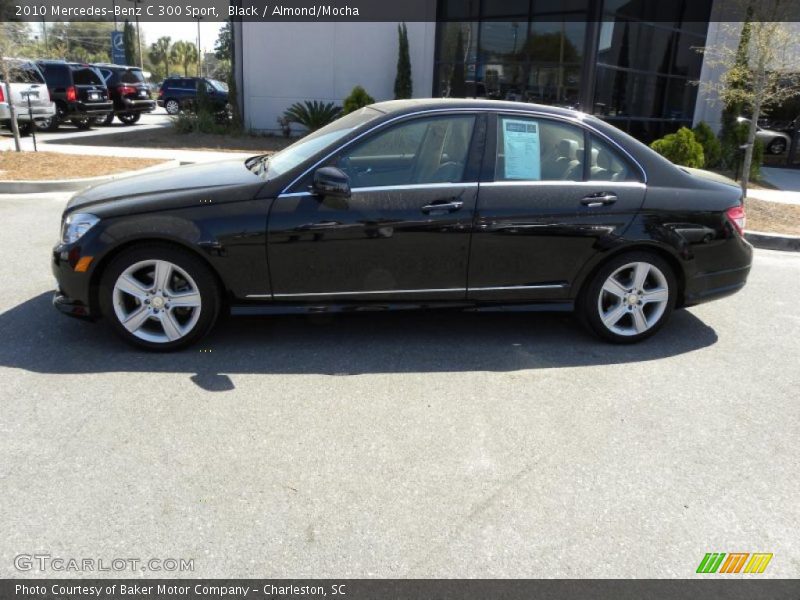 Black / Almond/Mocha 2010 Mercedes-Benz C 300 Sport