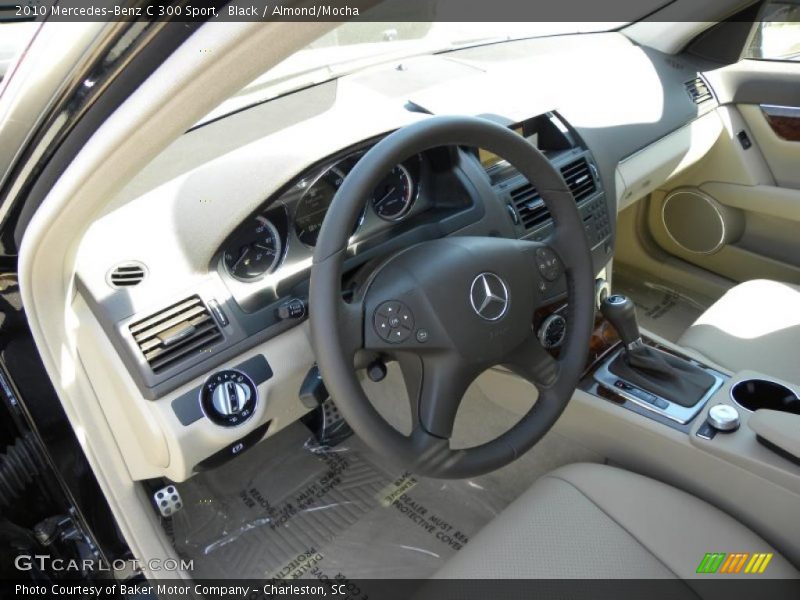 Black / Almond/Mocha 2010 Mercedes-Benz C 300 Sport
