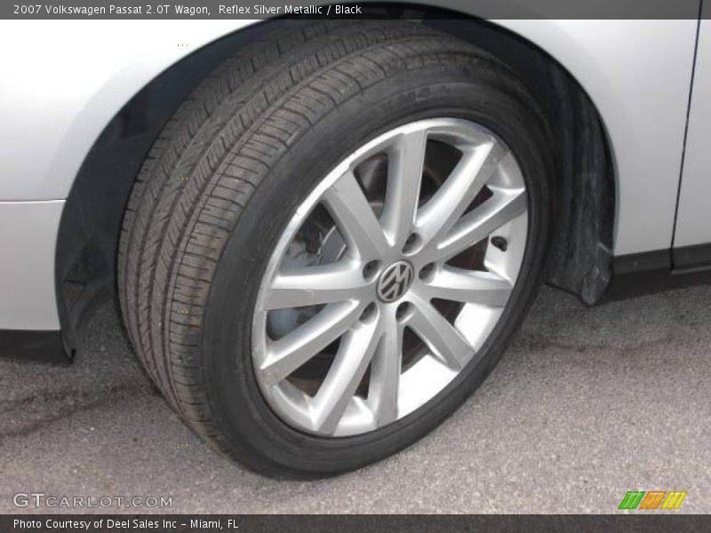 Reflex Silver Metallic / Black 2007 Volkswagen Passat 2.0T Wagon