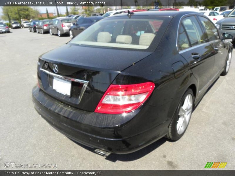 Black / Almond/Mocha 2010 Mercedes-Benz C 300 Sport