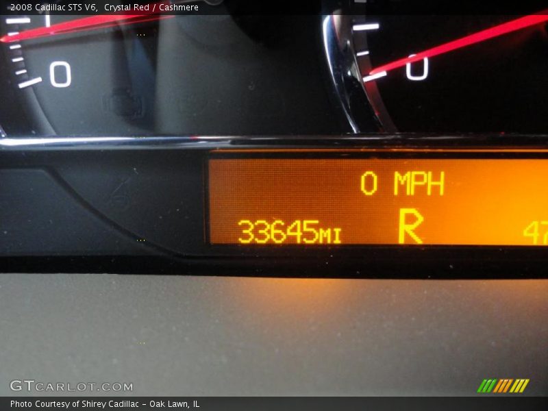 Crystal Red / Cashmere 2008 Cadillac STS V6
