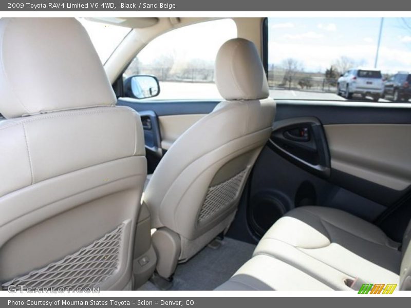 Black / Sand Beige 2009 Toyota RAV4 Limited V6 4WD