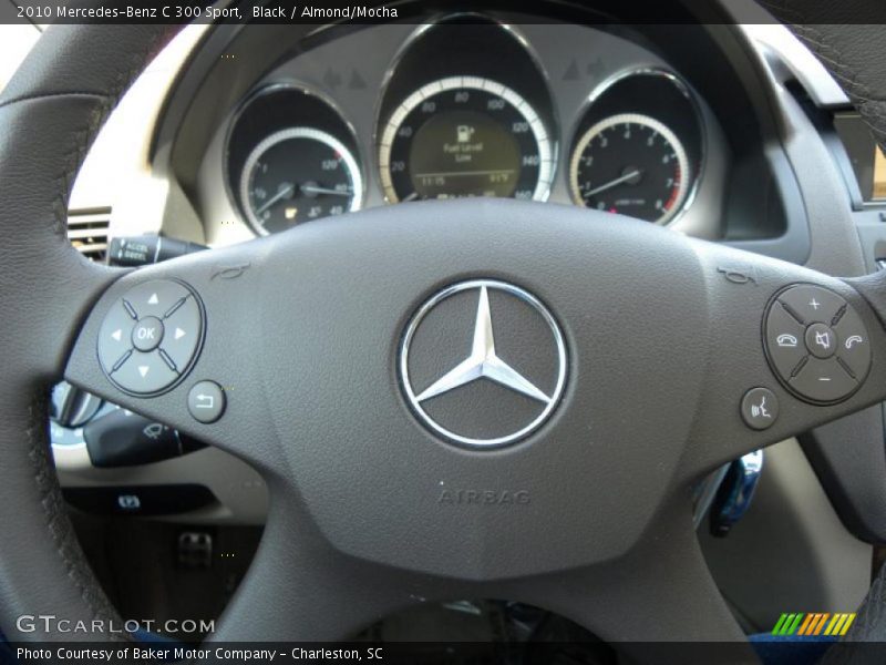 Black / Almond/Mocha 2010 Mercedes-Benz C 300 Sport