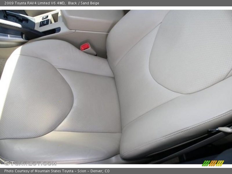 Black / Sand Beige 2009 Toyota RAV4 Limited V6 4WD