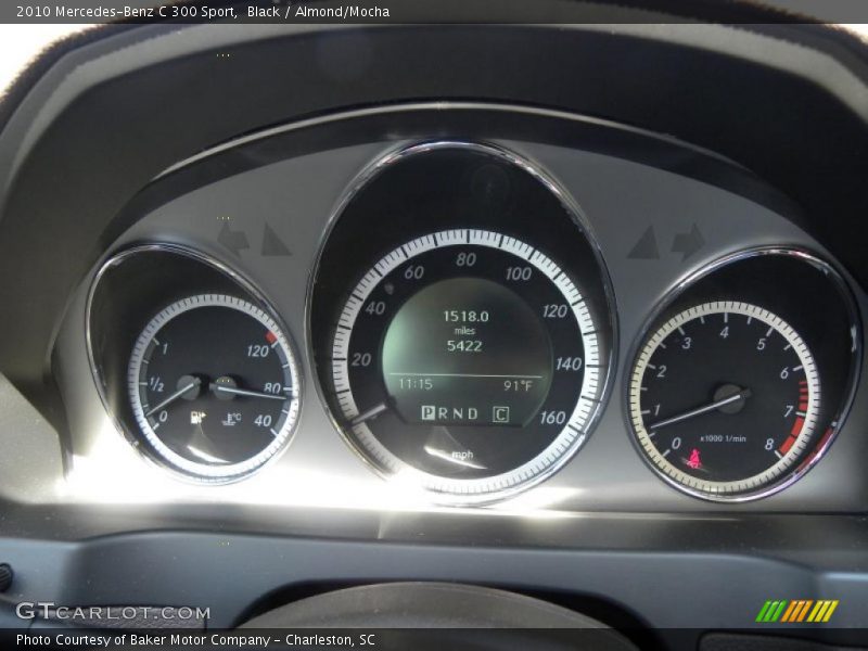 Black / Almond/Mocha 2010 Mercedes-Benz C 300 Sport