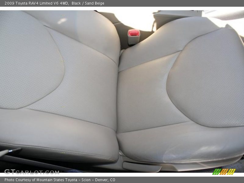 Black / Sand Beige 2009 Toyota RAV4 Limited V6 4WD