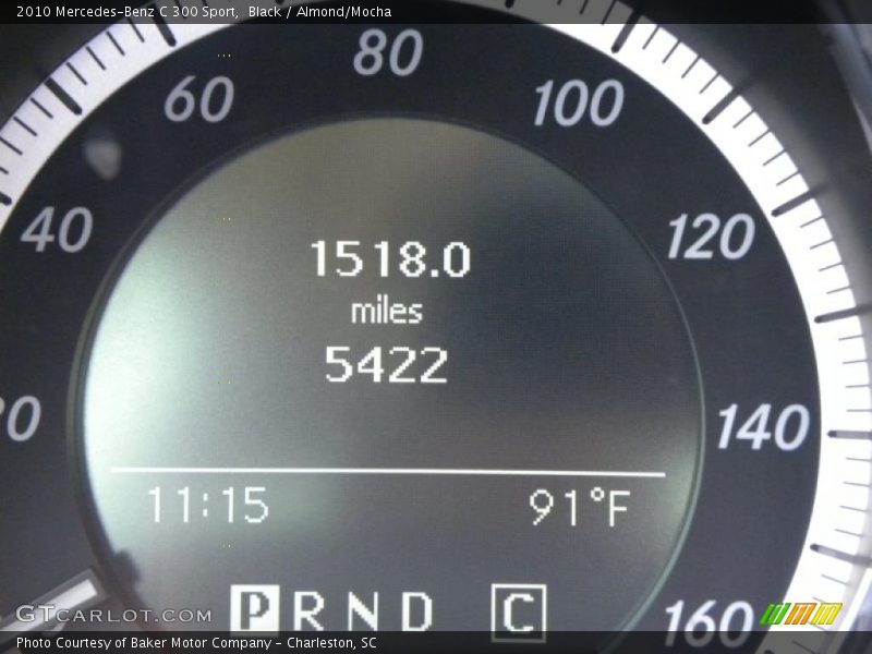 Black / Almond/Mocha 2010 Mercedes-Benz C 300 Sport