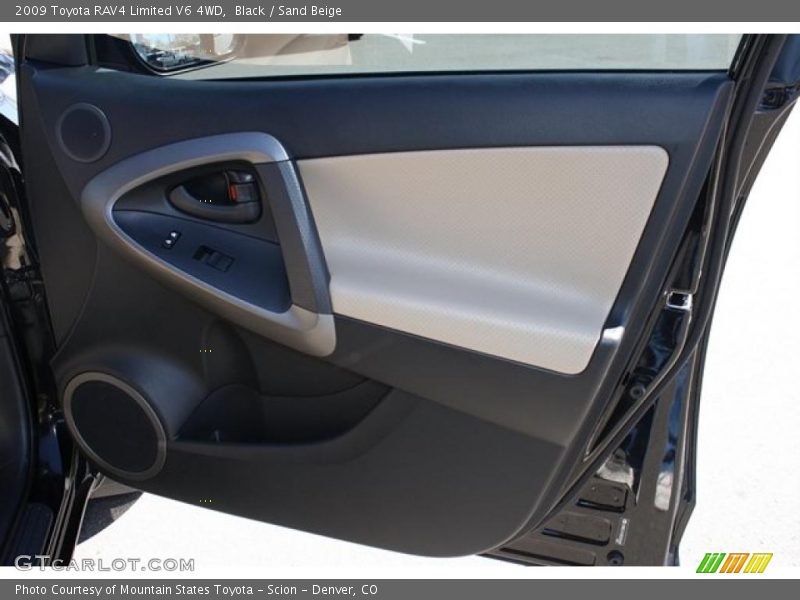 Black / Sand Beige 2009 Toyota RAV4 Limited V6 4WD