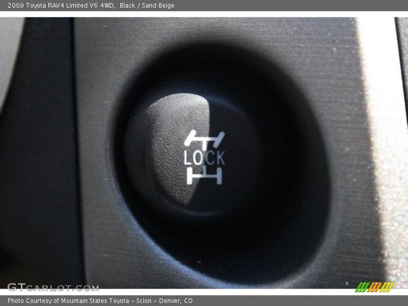 Black / Sand Beige 2009 Toyota RAV4 Limited V6 4WD