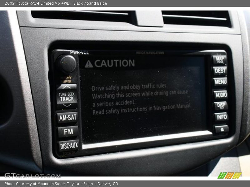 Black / Sand Beige 2009 Toyota RAV4 Limited V6 4WD