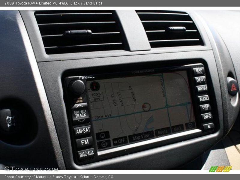 Black / Sand Beige 2009 Toyota RAV4 Limited V6 4WD