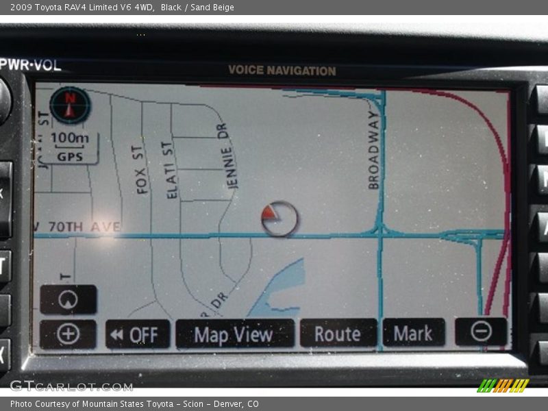 Black / Sand Beige 2009 Toyota RAV4 Limited V6 4WD