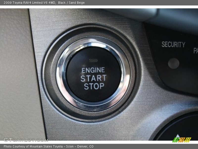 Black / Sand Beige 2009 Toyota RAV4 Limited V6 4WD