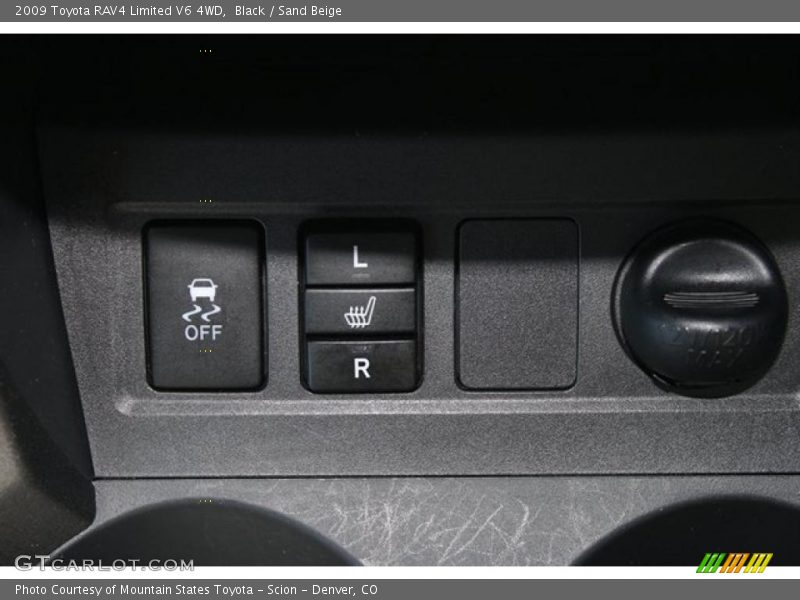Black / Sand Beige 2009 Toyota RAV4 Limited V6 4WD