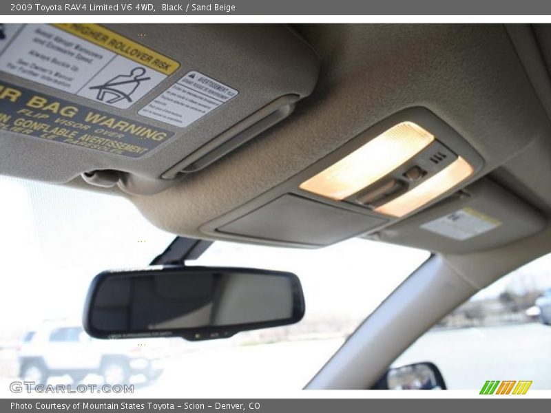 Black / Sand Beige 2009 Toyota RAV4 Limited V6 4WD