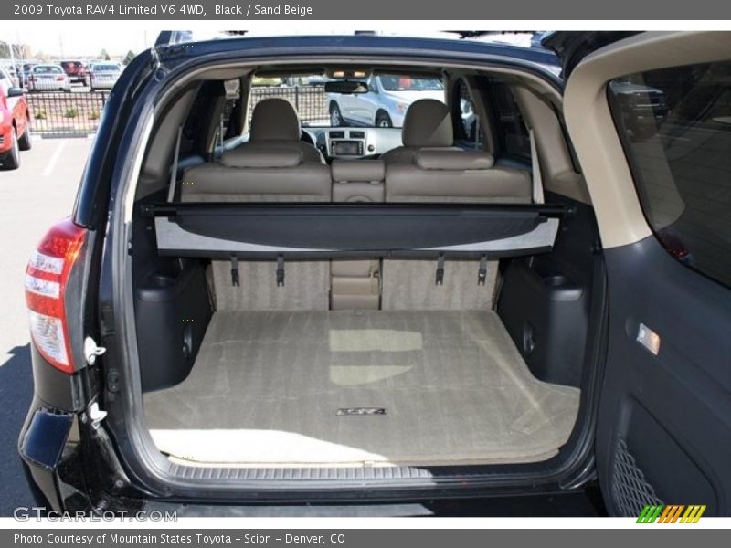 Black / Sand Beige 2009 Toyota RAV4 Limited V6 4WD