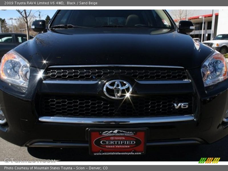 Black / Sand Beige 2009 Toyota RAV4 Limited V6 4WD
