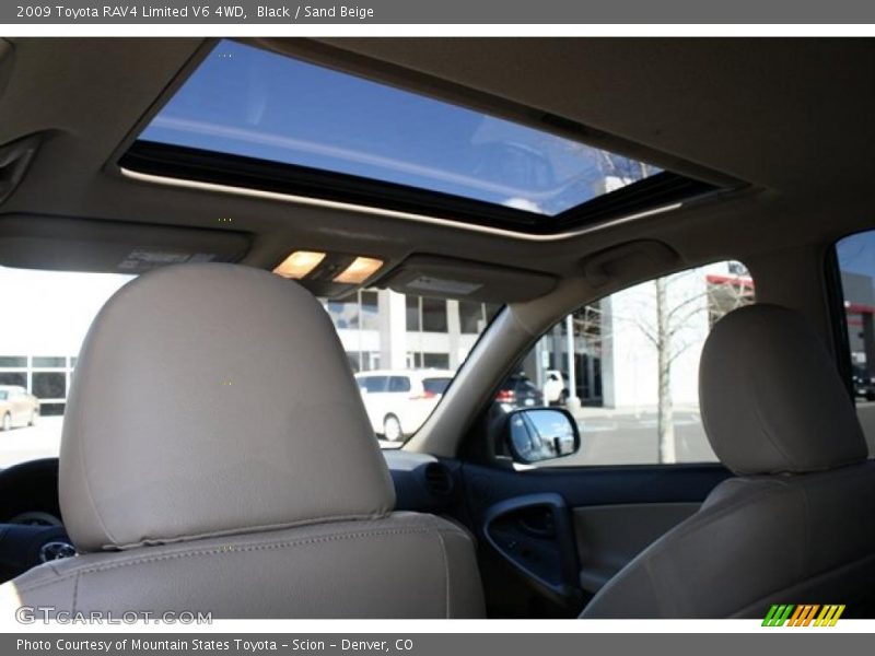 Black / Sand Beige 2009 Toyota RAV4 Limited V6 4WD