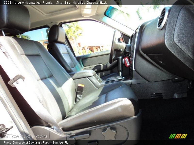 Silver Birch Metallic / Charcoal Black 2008 Mercury Mountaineer Premier