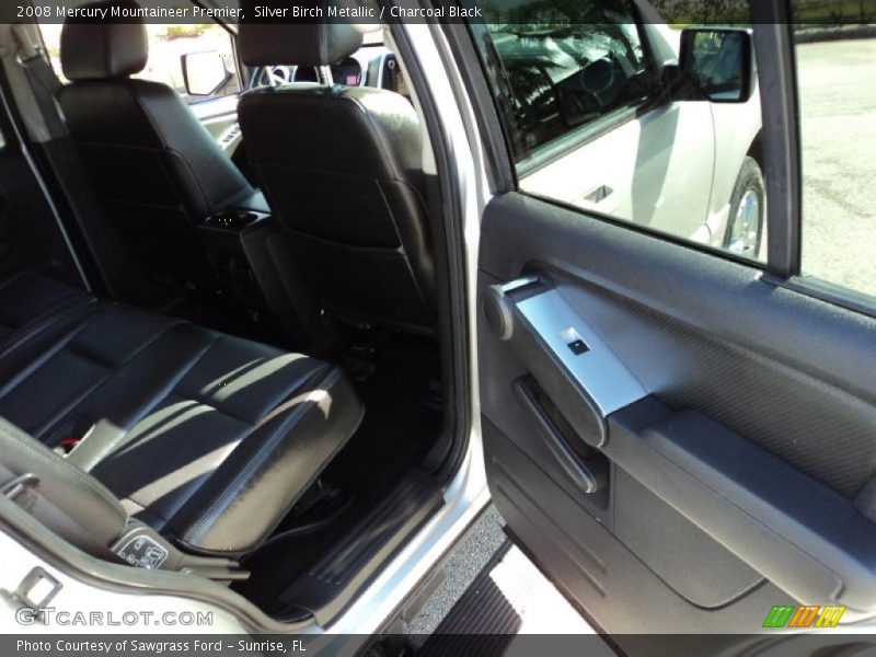 Silver Birch Metallic / Charcoal Black 2008 Mercury Mountaineer Premier