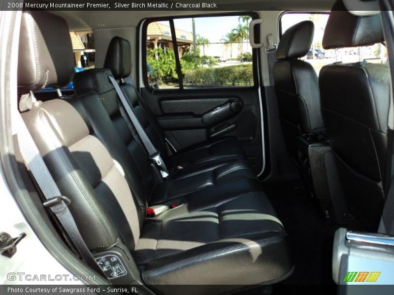 Silver Birch Metallic / Charcoal Black 2008 Mercury Mountaineer Premier