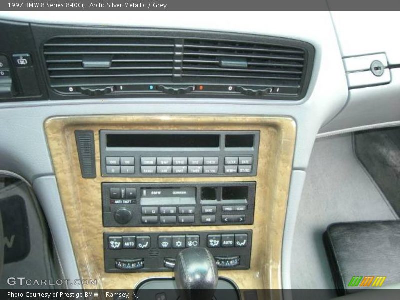 Arctic Silver Metallic / Grey 1997 BMW 8 Series 840Ci