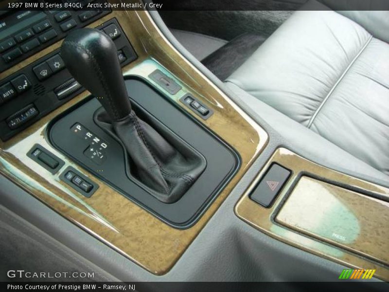 Arctic Silver Metallic / Grey 1997 BMW 8 Series 840Ci