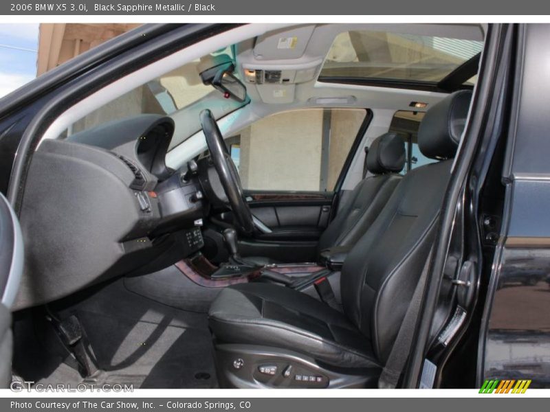 Black Sapphire Metallic / Black 2006 BMW X5 3.0i