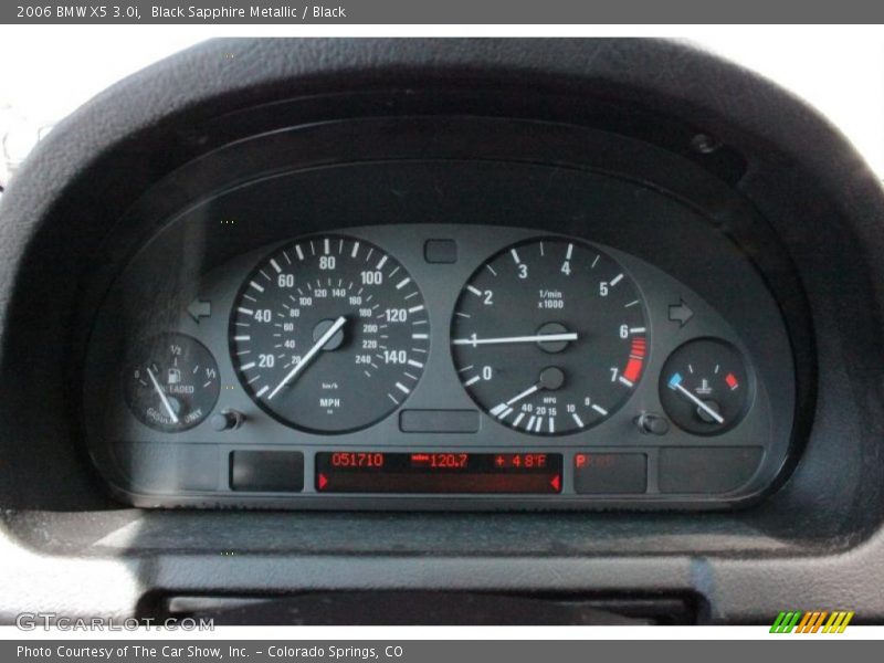 Black Sapphire Metallic / Black 2006 BMW X5 3.0i