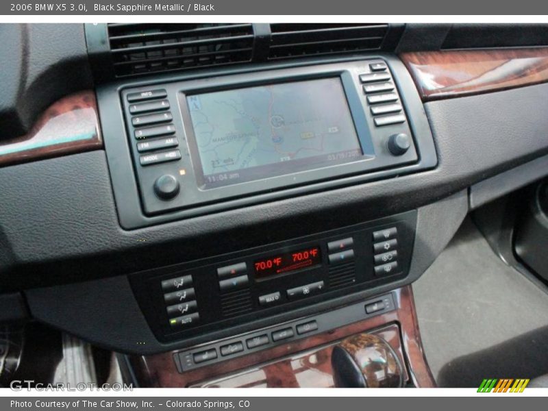 Black Sapphire Metallic / Black 2006 BMW X5 3.0i
