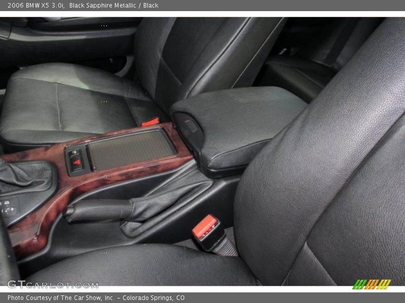 Black Sapphire Metallic / Black 2006 BMW X5 3.0i