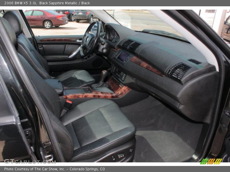 Black Sapphire Metallic / Black 2006 BMW X5 3.0i
