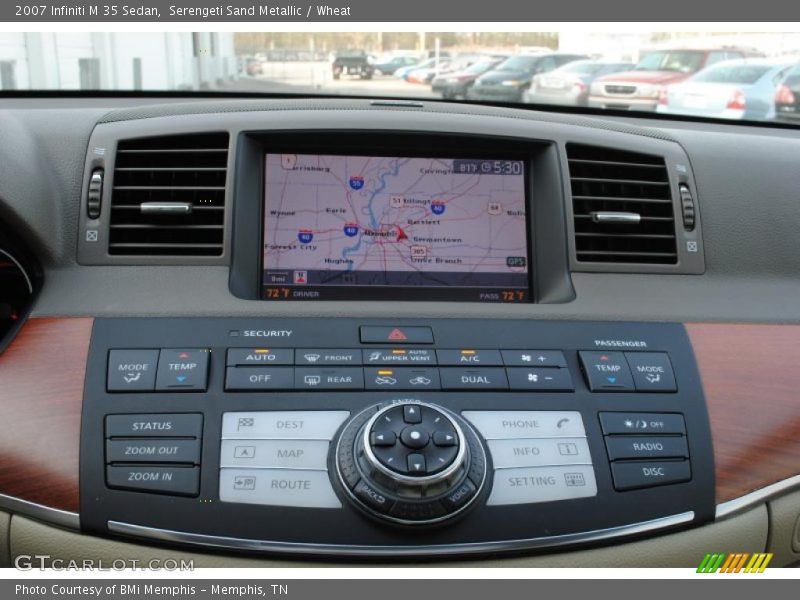 Navigation of 2007 M 35 Sedan
