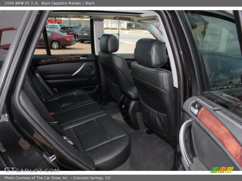 Black Sapphire Metallic / Black 2006 BMW X5 3.0i