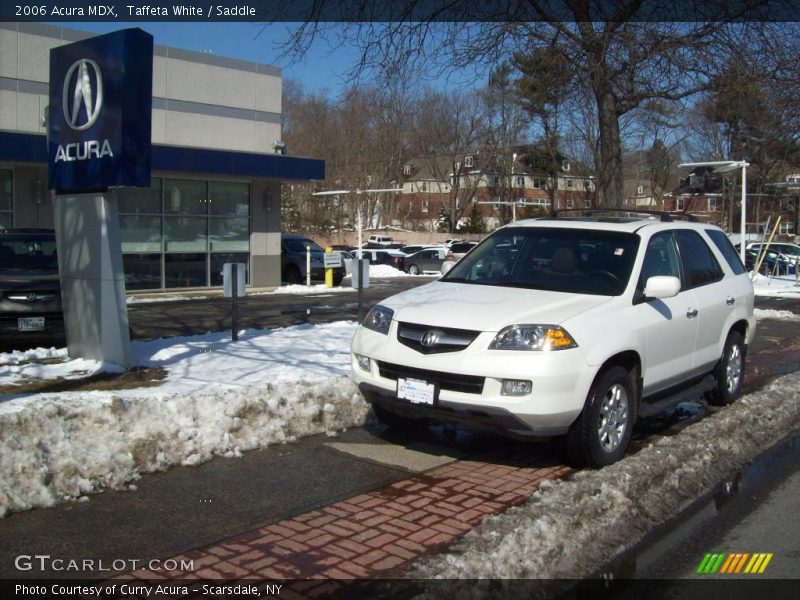 Taffeta White / Saddle 2006 Acura MDX