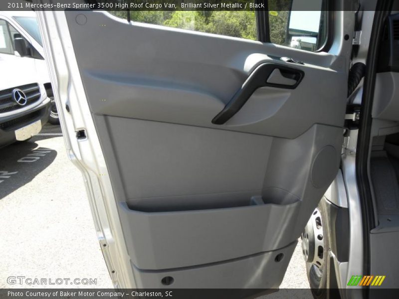 Brilliant Silver Metallic / Black 2011 Mercedes-Benz Sprinter 3500 High Roof Cargo Van